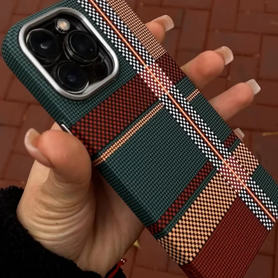 iphone British Style Carbon Fiber Cover